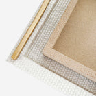 Pinetti - Onda Square Leather Tray Ivory