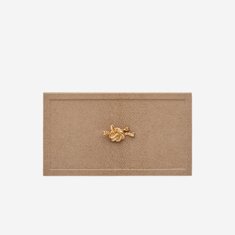 Thalia Rectangular Box Taupe