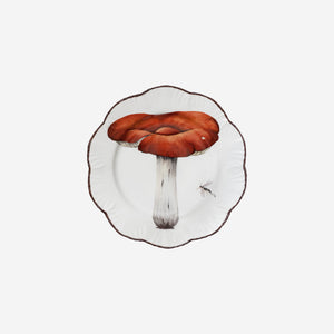 Alberto Pinto | 'Les Champignons' Set of Six Handpainted Mushroom Plates