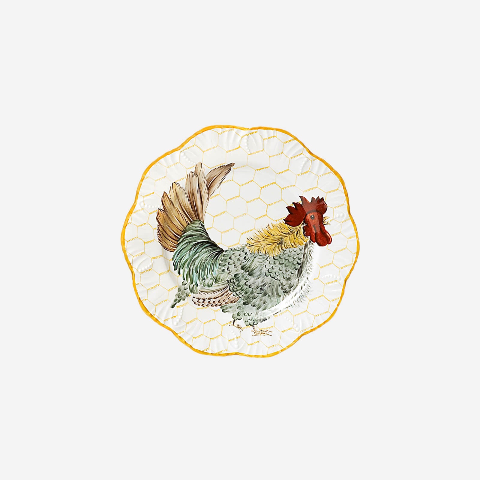 Plumes Dinner Plates Bonadea Pinto Paris