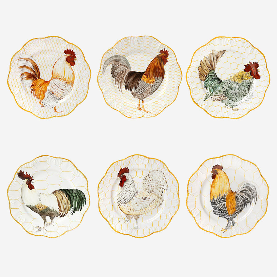 Alberto Pinto Plumes Dinner Plates - Set of 6