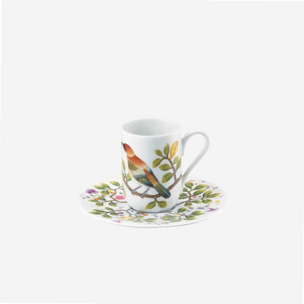 Paradis Espresso Cup & Saucer - White