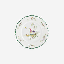 Load image into Gallery viewer, Raynaud&#39;s ‘Longjian’ playful set includes six porcelain dessert plates that are decorated with exotic country scenes.
