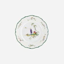 Load image into Gallery viewer, Raynaud&#39;s ‘Longjian’ playful set includes six porcelain dessert plates that are decorated with exotic country scenes.

