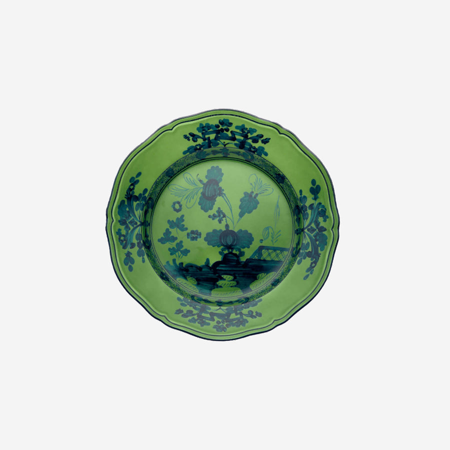 Ginori 1735 Oriente Italiano Dessert Plate Malachite - Set of 2