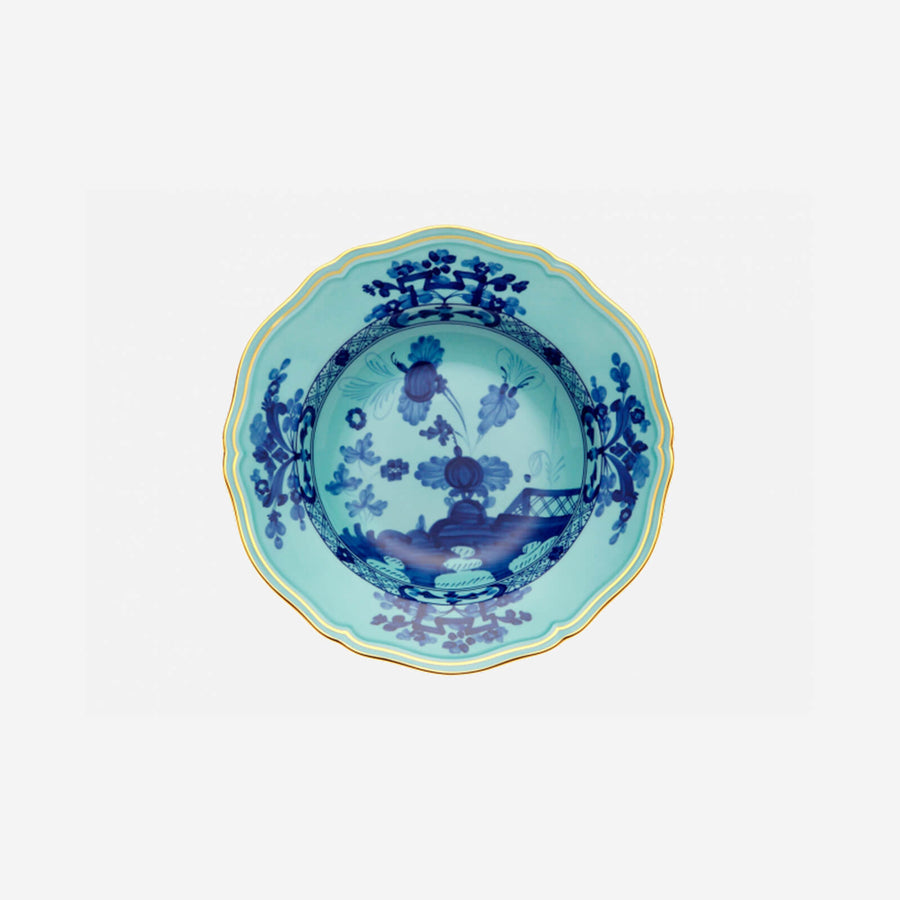 Ginori 1735 Oriente Italiano Soup Plate Iris - Set of 2
