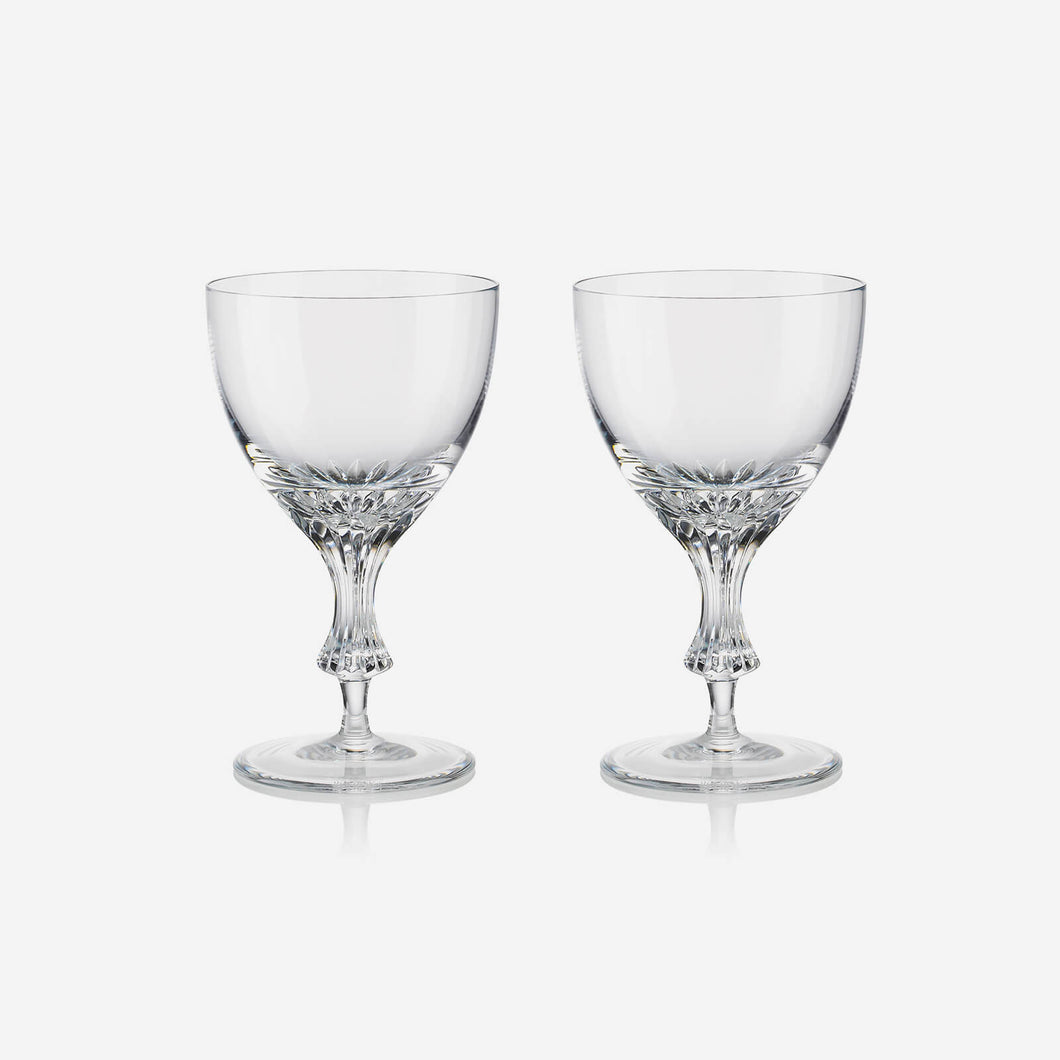 Rogaska Crystal Omega Water Stemmed Glass (Set of Two)