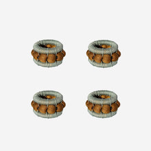 Load image into Gallery viewer, Berry Set of 4 Napkin Rings Pool

