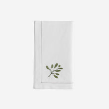 Load image into Gallery viewer, Sibona Mistletoe Hand Embroidered Dinner Napkins - BONADEA
