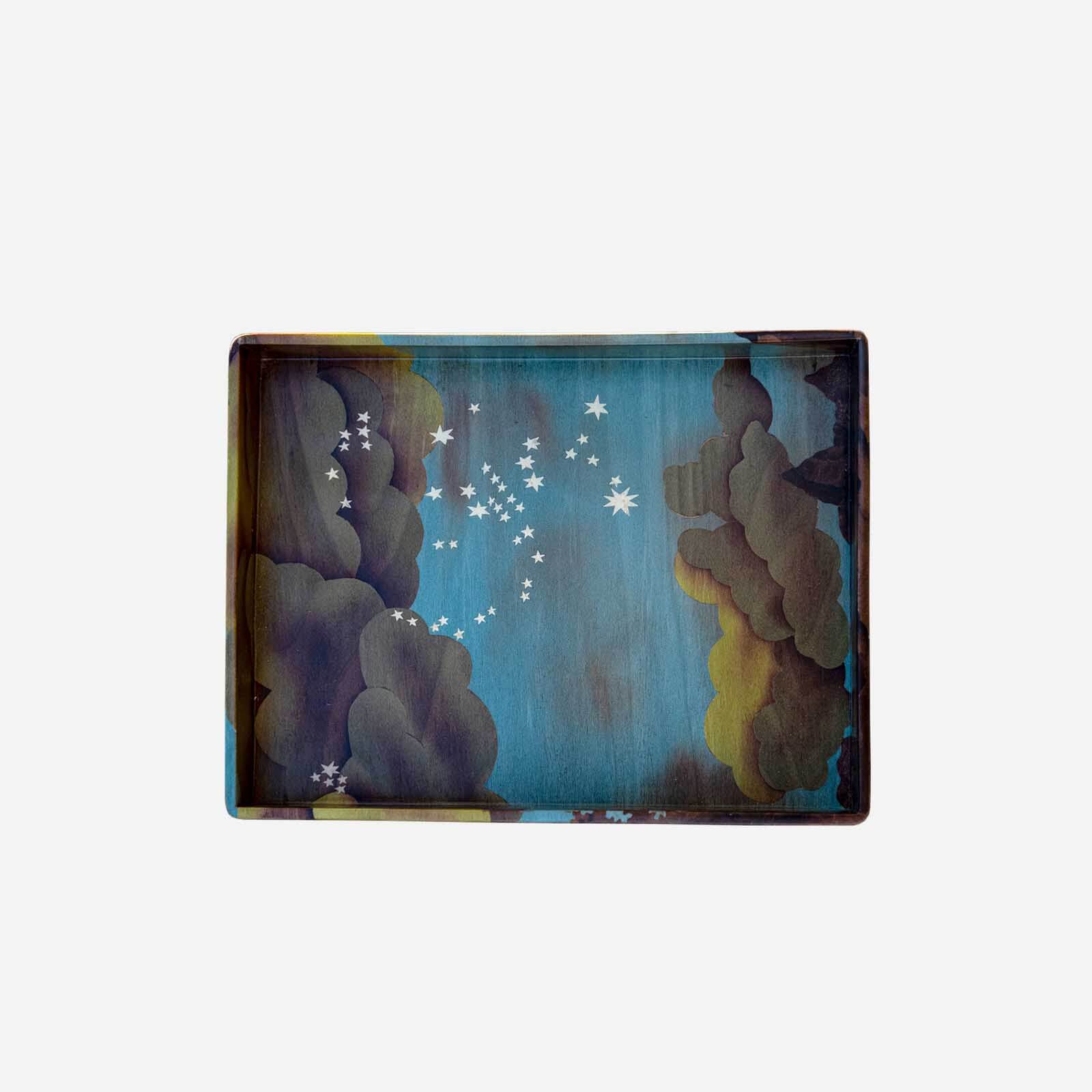 Celestial Marquetry Vide Poche