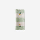 Sirkus Stripe Embroidered Napkin Pistachio