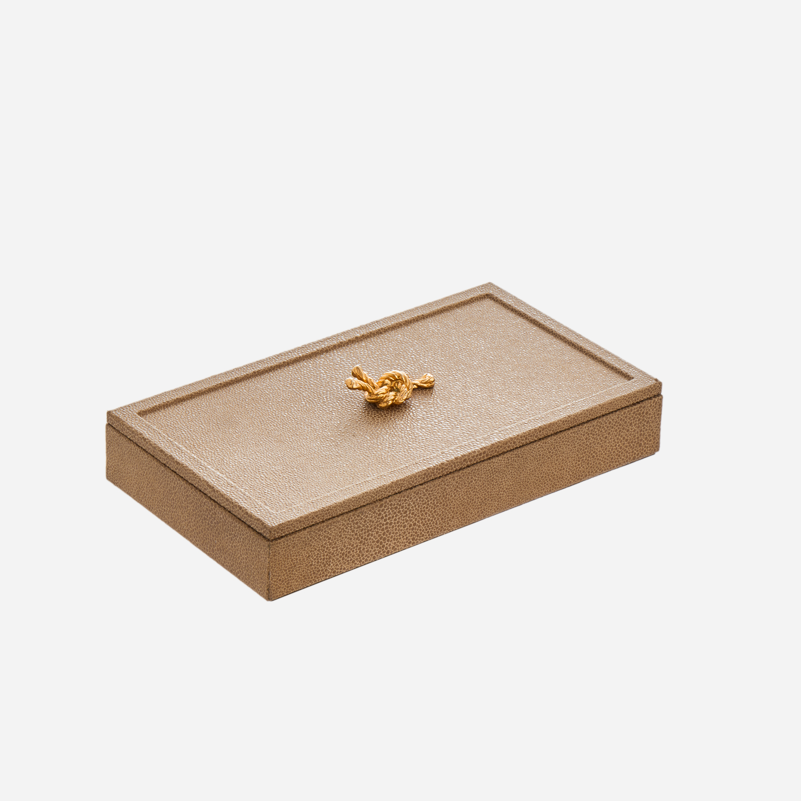 Thalia Rectangular Box Taupe