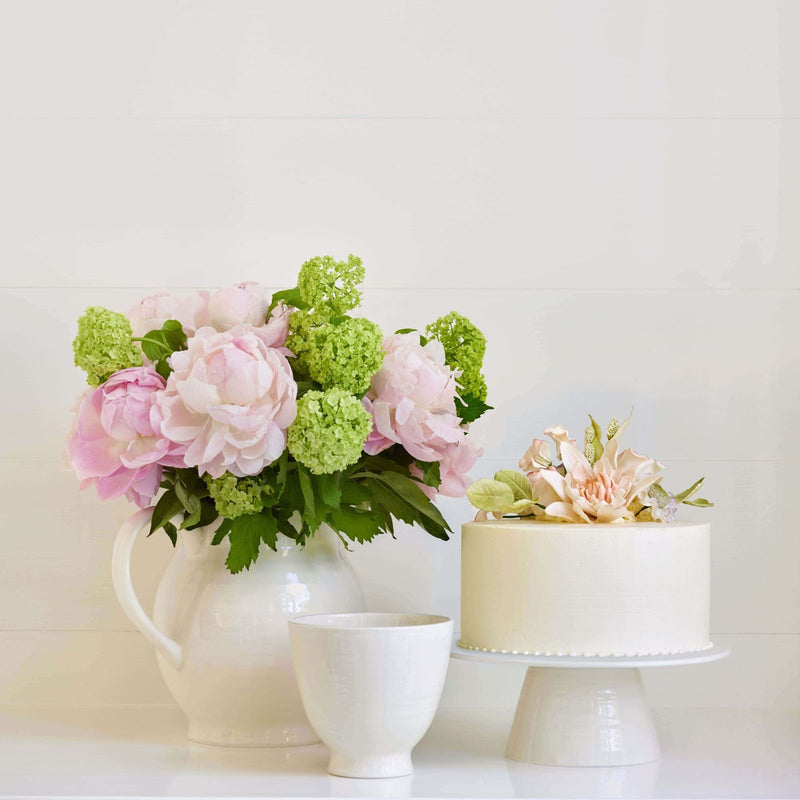 Allette Small Pedestal Cream