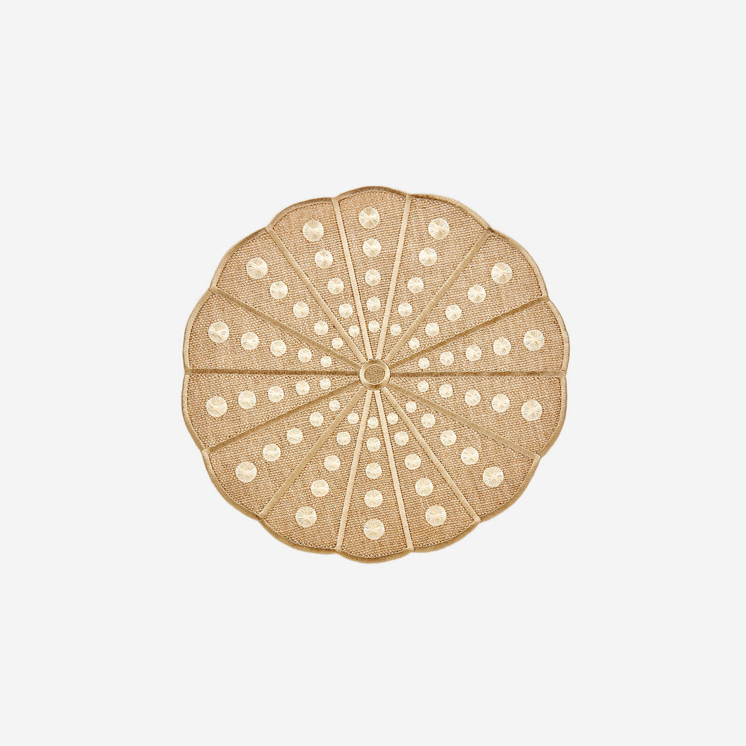 Bonadea Urchin Placemat Sand