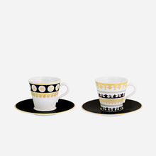 Capuleto Set of 2 Coffee Cups & Saucers