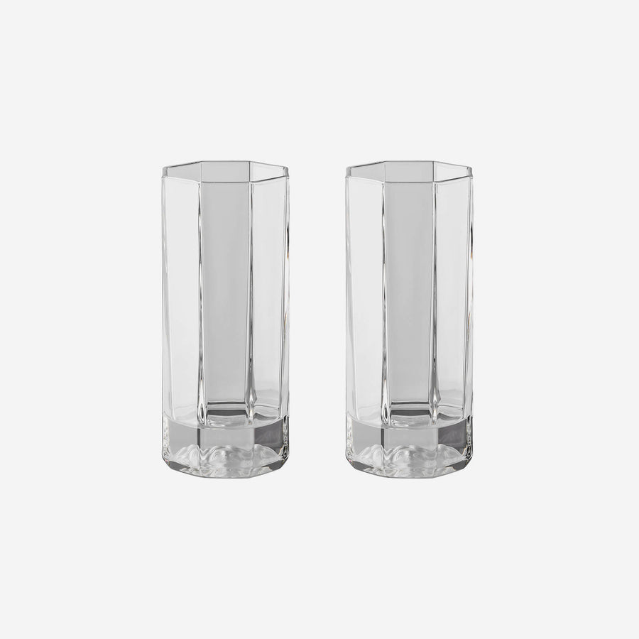 Versace for Rosenthal Medusa Lumiere Pair of Highball Tumblers