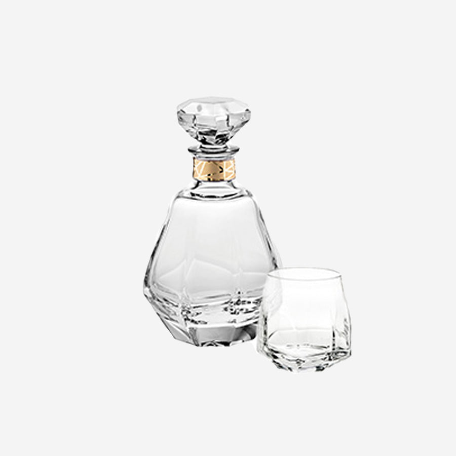 Atlantis Crystal Gemstone Whisky Decanter