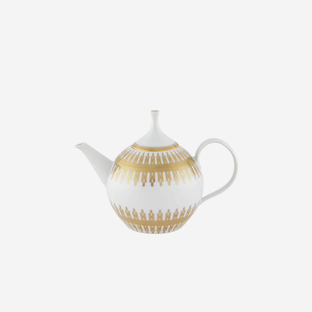 Vista Alegre Luxury Tableware - Gold Exotic Teapot - BONADEA