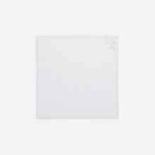 Load image into Gallery viewer, Weissfee - Florence White Lace Corner Dinner Napkin
