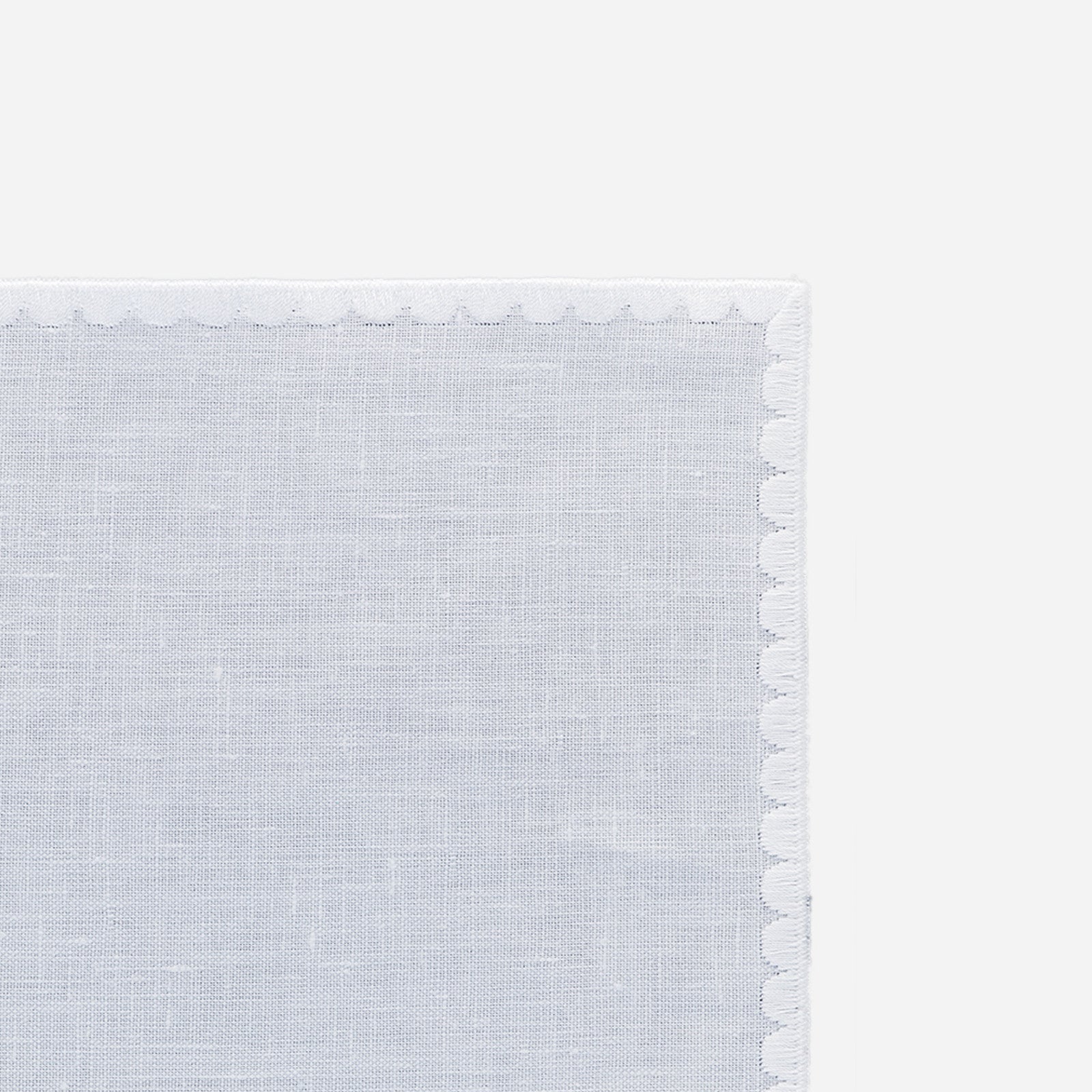 Weissfee Riva White Hand-embroidered Napkin