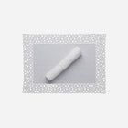Florence White Lace Trim Placemat