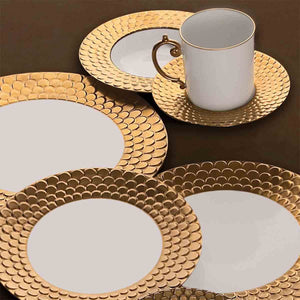 Aegean Gold Dessert Plate lobjet bonadea