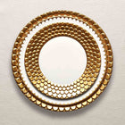 Aegean Gold Dessert Plate lobjet bonadea