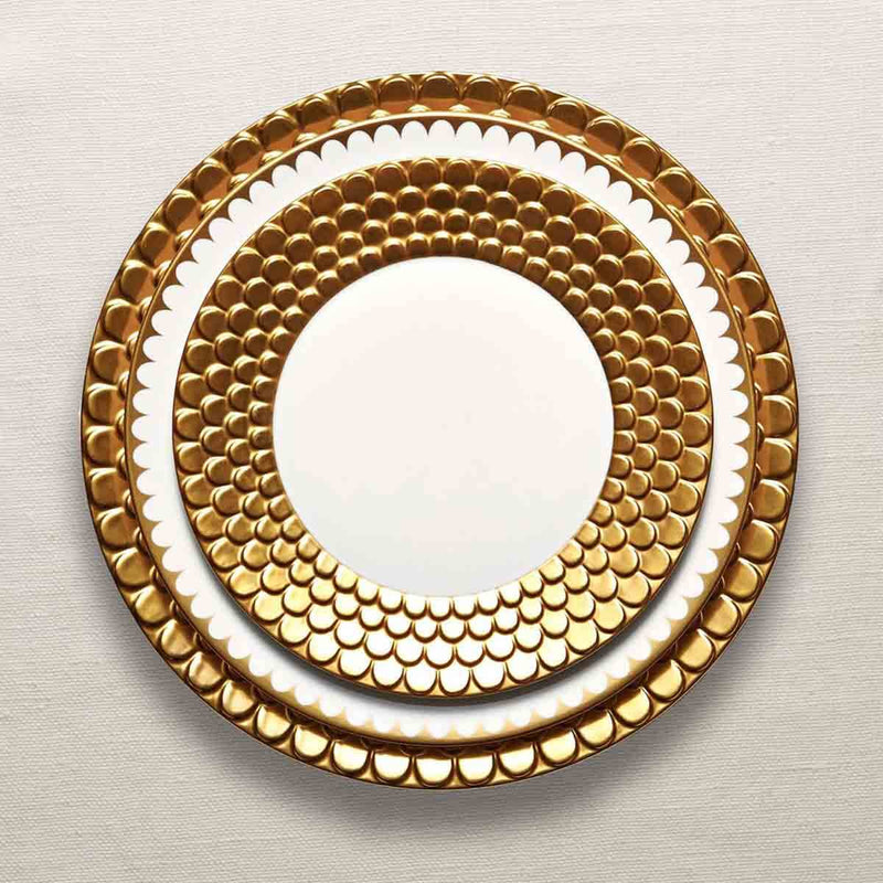 Aegean Gold Dessert Plate lobjet bonadea
