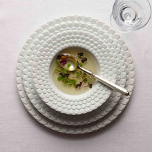 Load image into Gallery viewer, aegean white dinner plate lobjet
