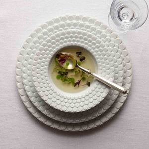aegean white dinner plate lobjet