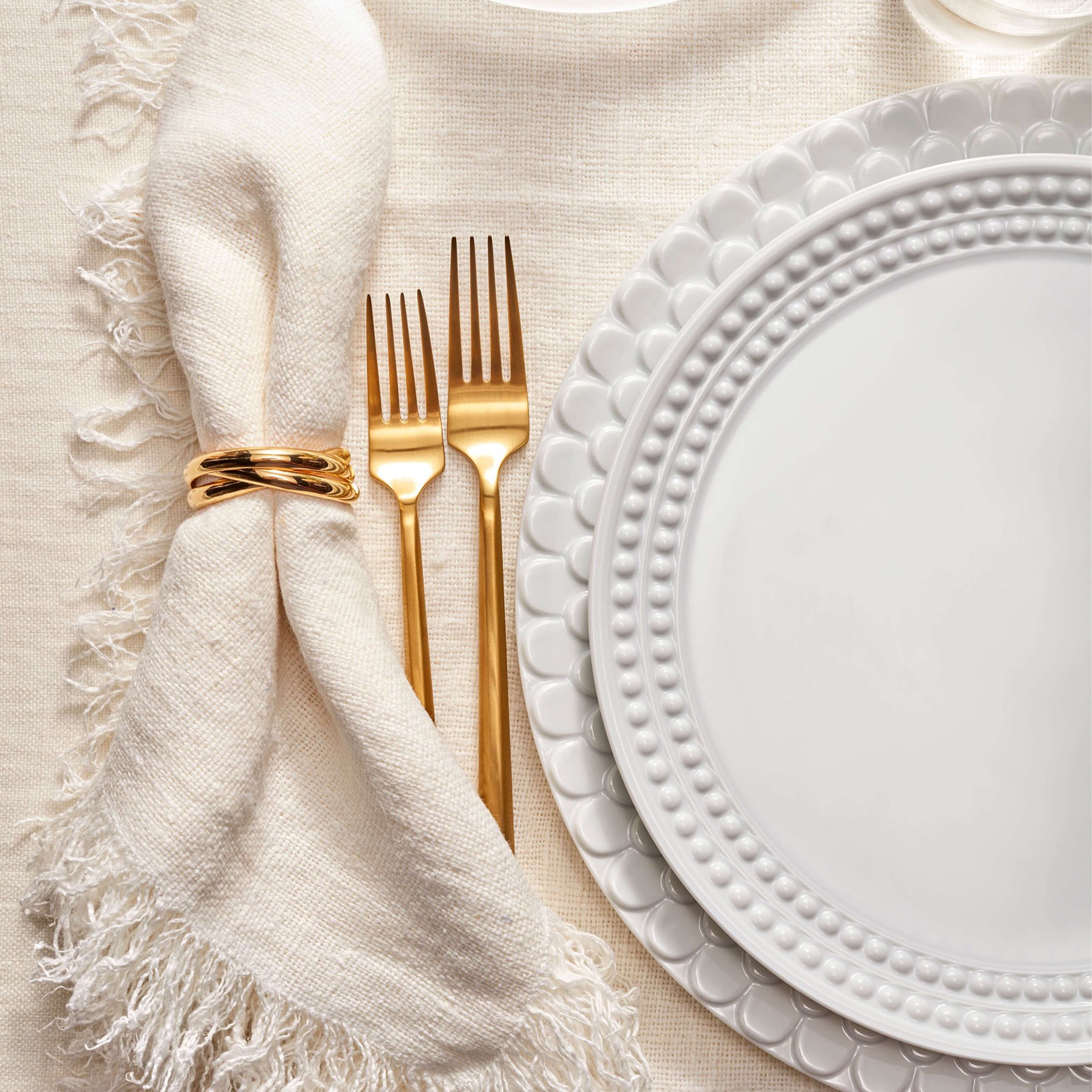 Aegean White Dinner Plate