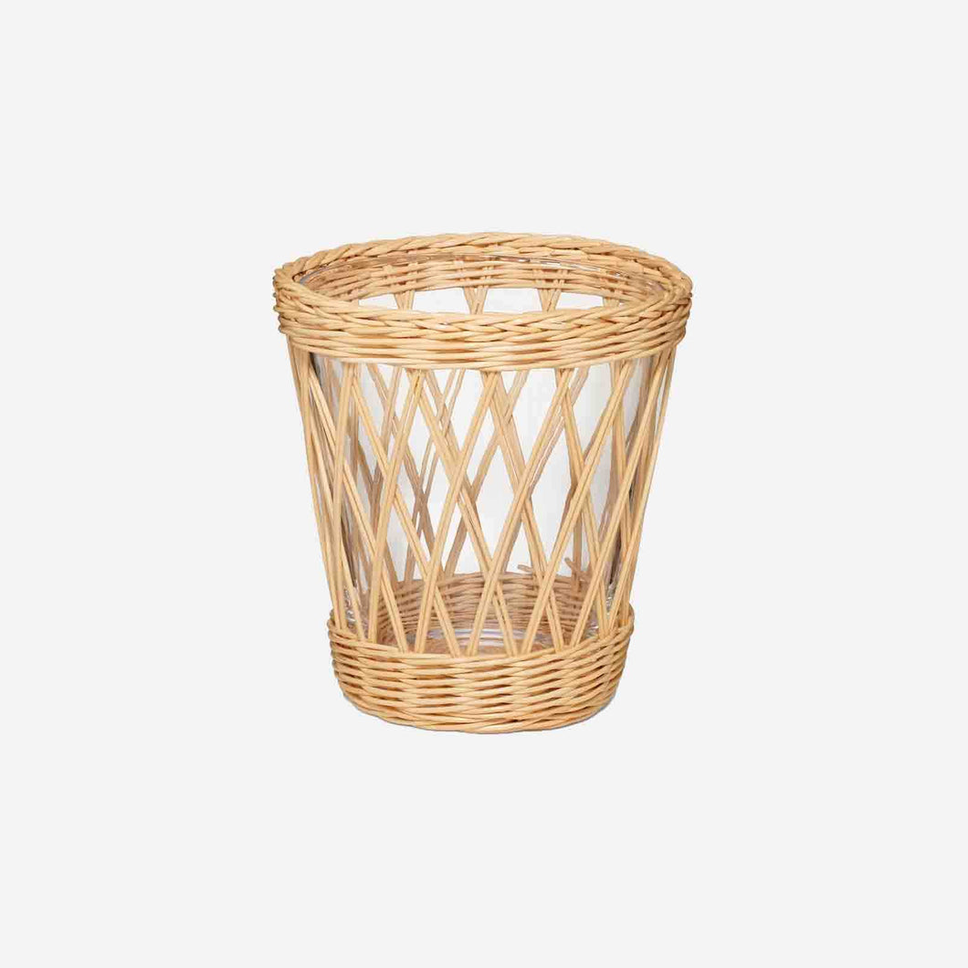 Navona Rattan Vase - Small Bonadea Aerin