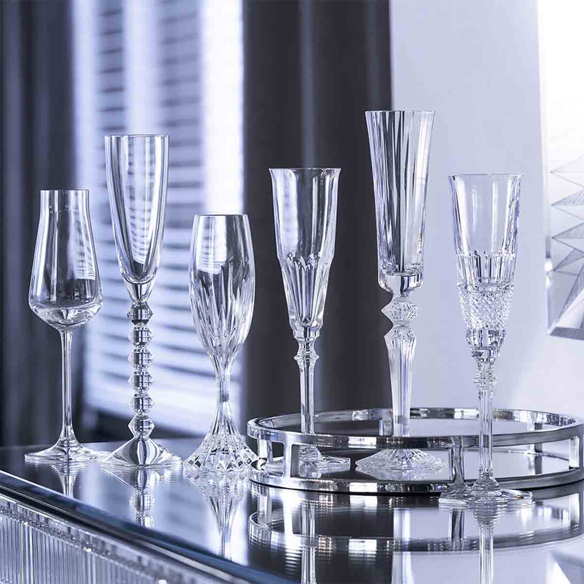 baccarat Bubble Box - Set of 6 Flutes - Bonadea