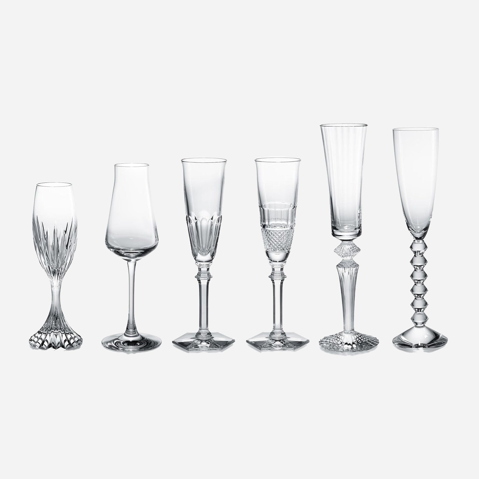 baccarat Bubble Box - Set of 6 Flutes - Bonadea