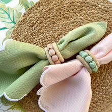 Berry Napkin Ring Aqua - Set of 4