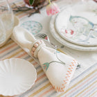 Serendipity Embroidered Napkin Emerald