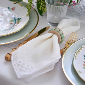 Mozzano Embroidered Placemat White