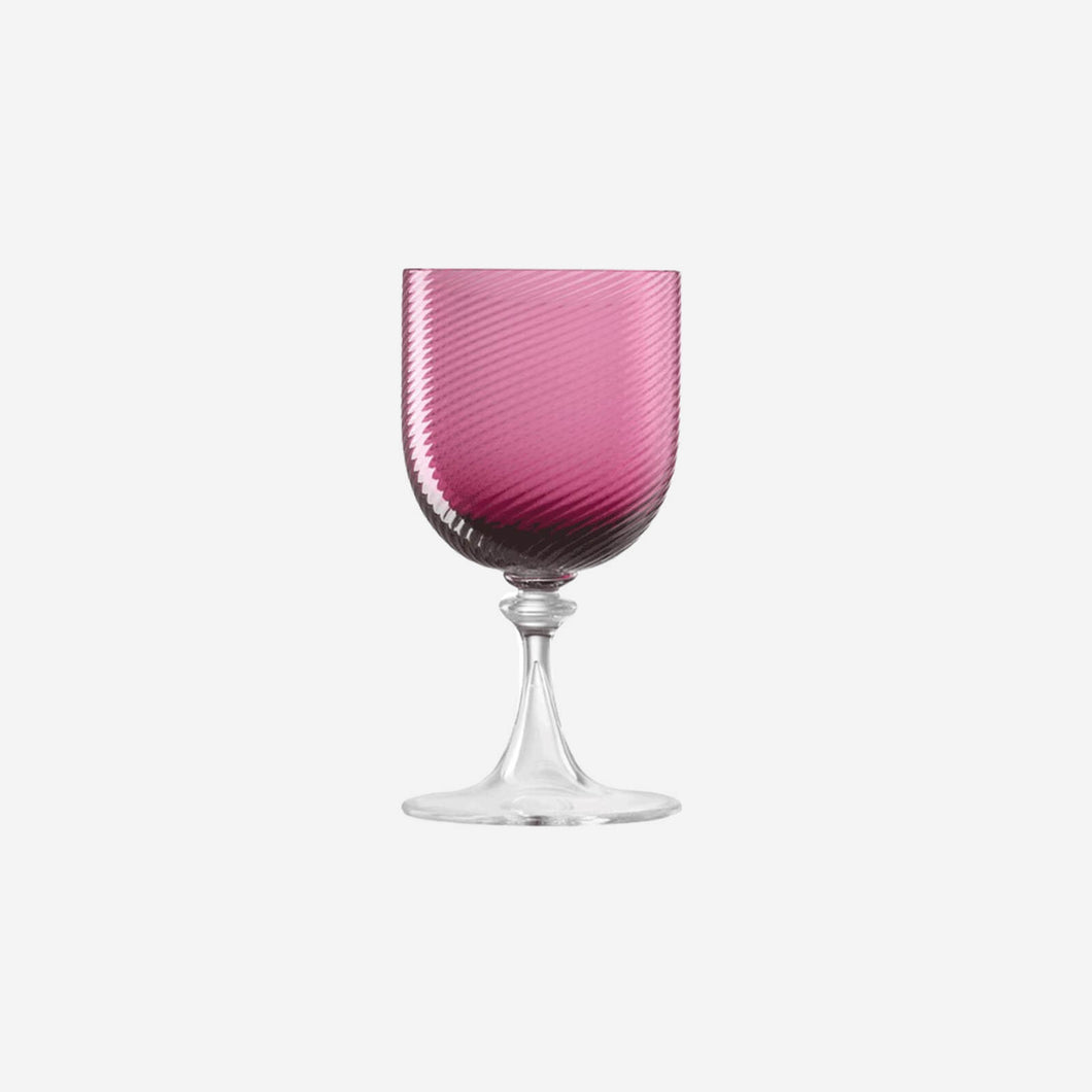 Torse Red Wine Glass Ruby Red