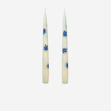 Load image into Gallery viewer, Blue Bird Hand-Painted Candle - Set of 2
