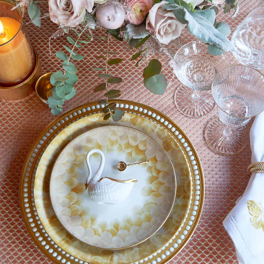 Marie Daâge Cercle d'Ecaille Gold Dessert Plate