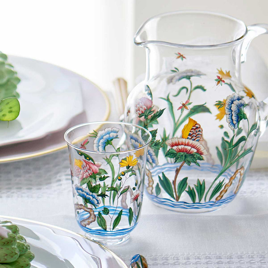 Lobmeyr Handpainted  Chinese Tumbler