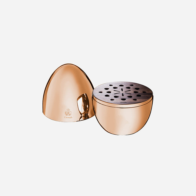 Christofle MOOD Egg 24-Piece Rose Gold Cutlery Set | Bonadea