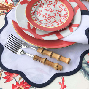 cristobal coral charger plate