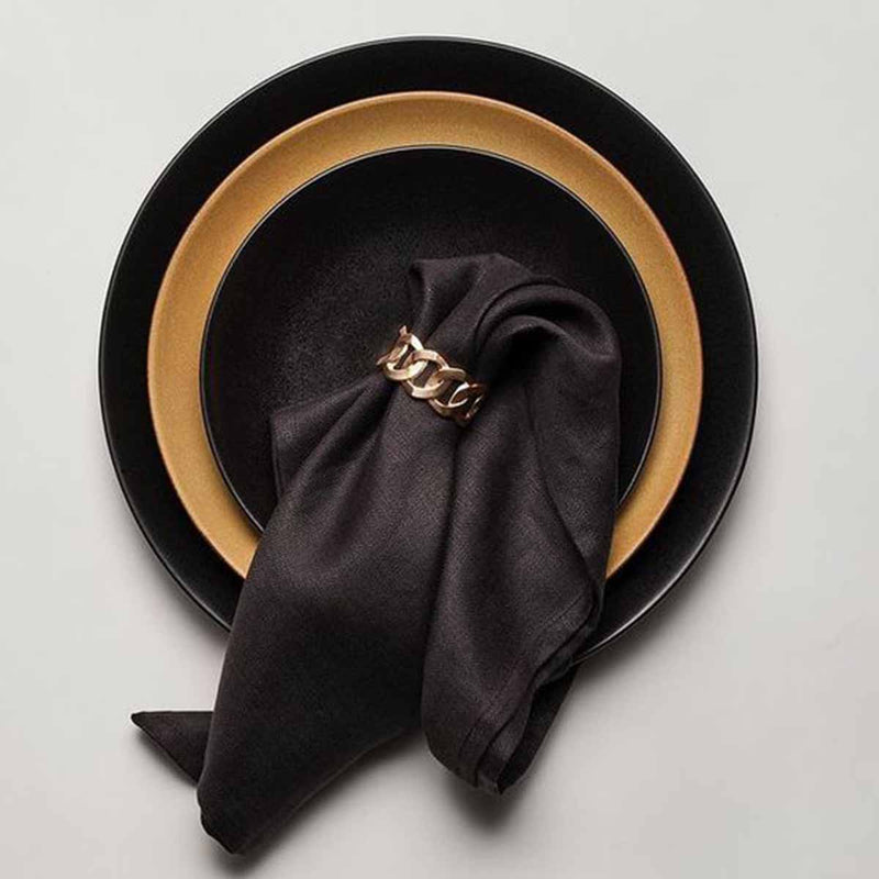 Cuban Link Napkin Ring L Objet Bonadea