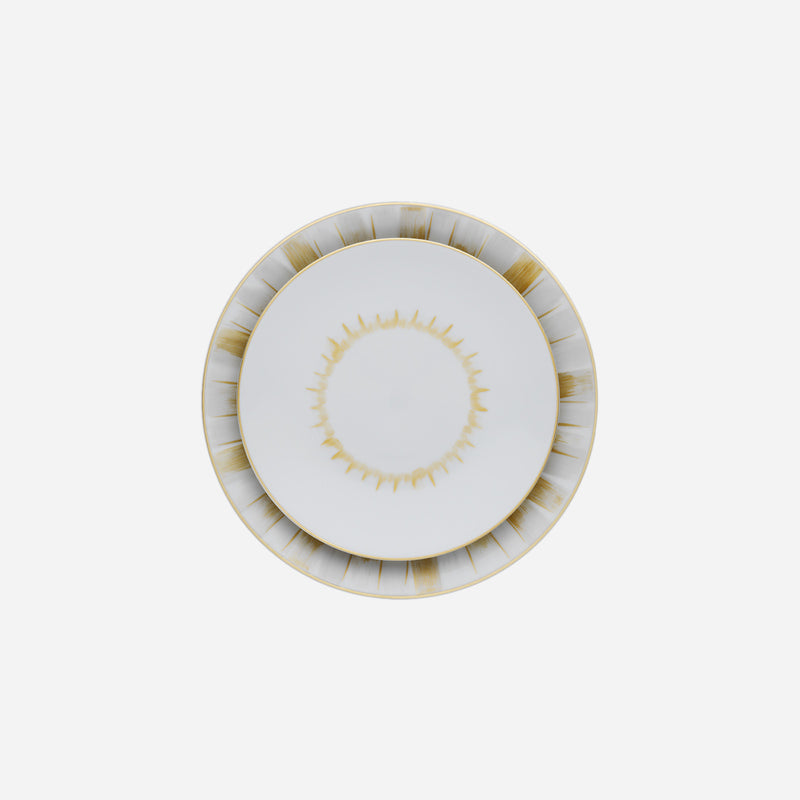 Marie Daâge - Iris Hand-painted Dessert Plate - BONADEA