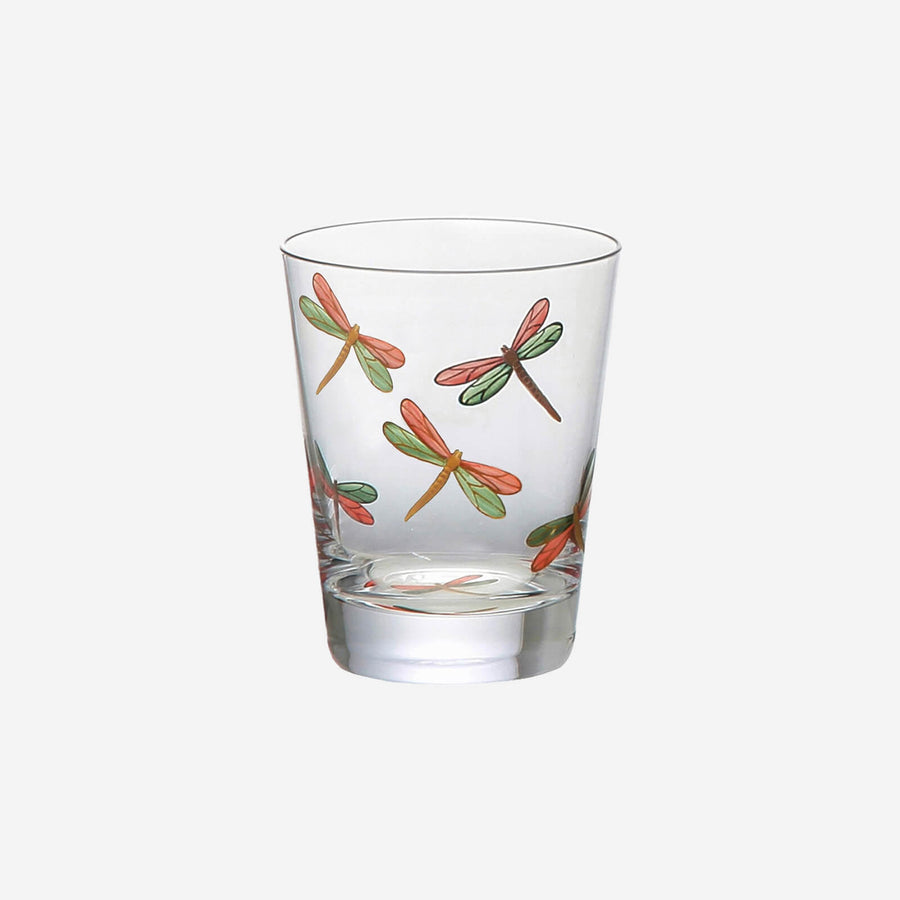 Artel Dragonfly Painted Tumbler - Set of 2