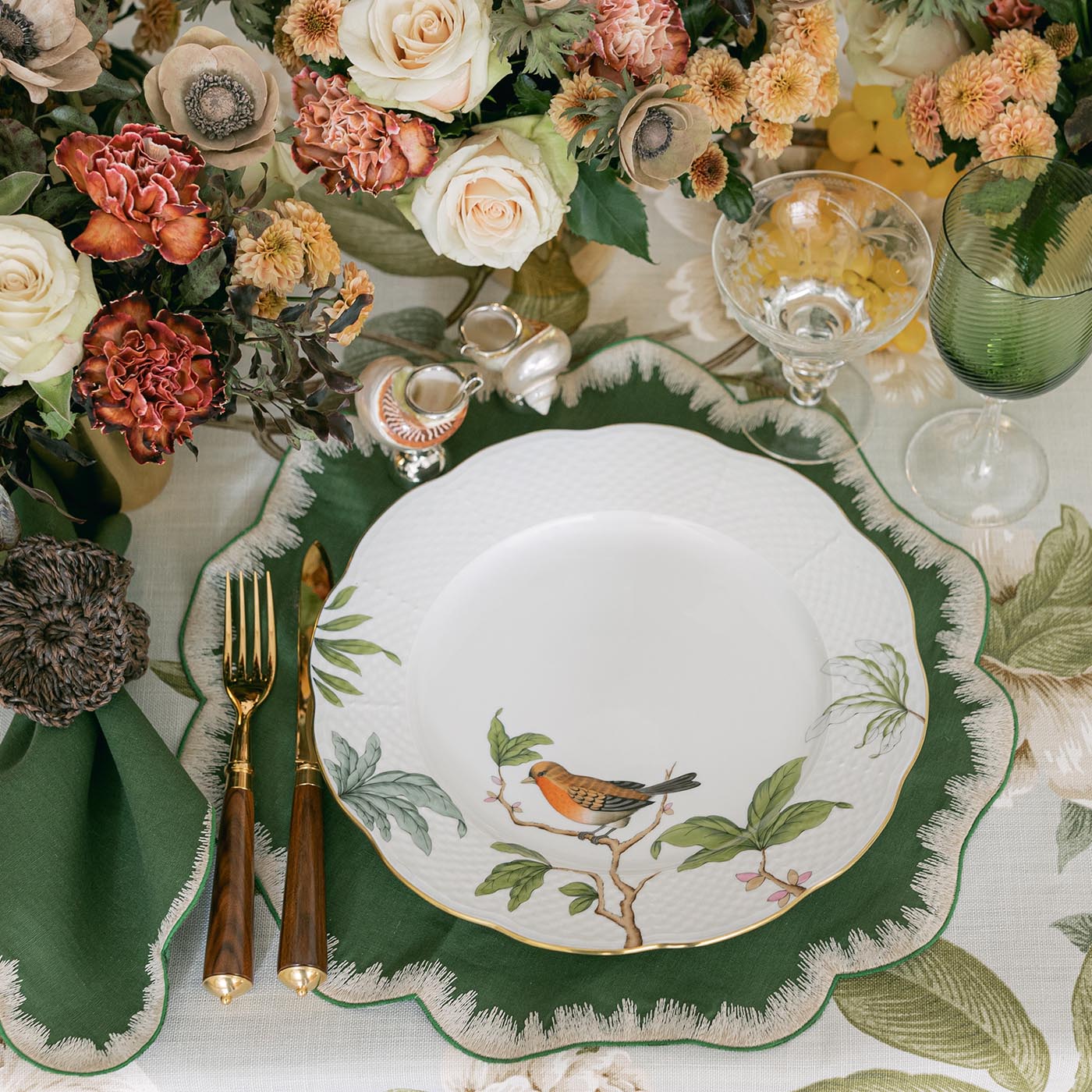 Foret Dinner Plate - Set of 6 Herend Bonadea