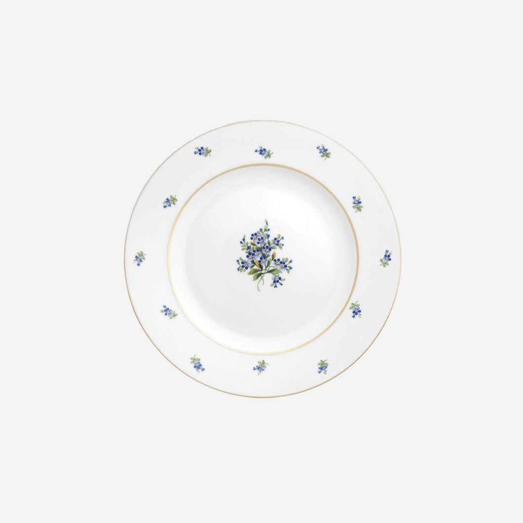 Forget Me Not Dessert Plate