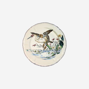 Grands Oiseaux Dinner Plates  - Set of 6 Bonadea Gien France