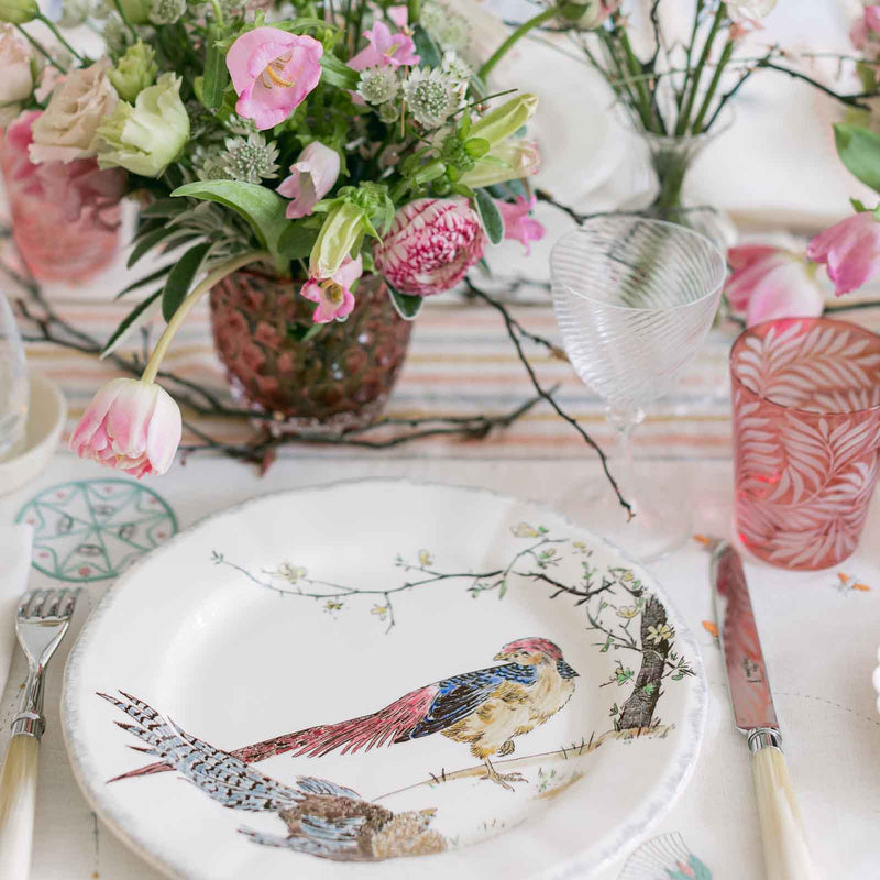 Grands Oiseaux Pheasant Dessert Plate